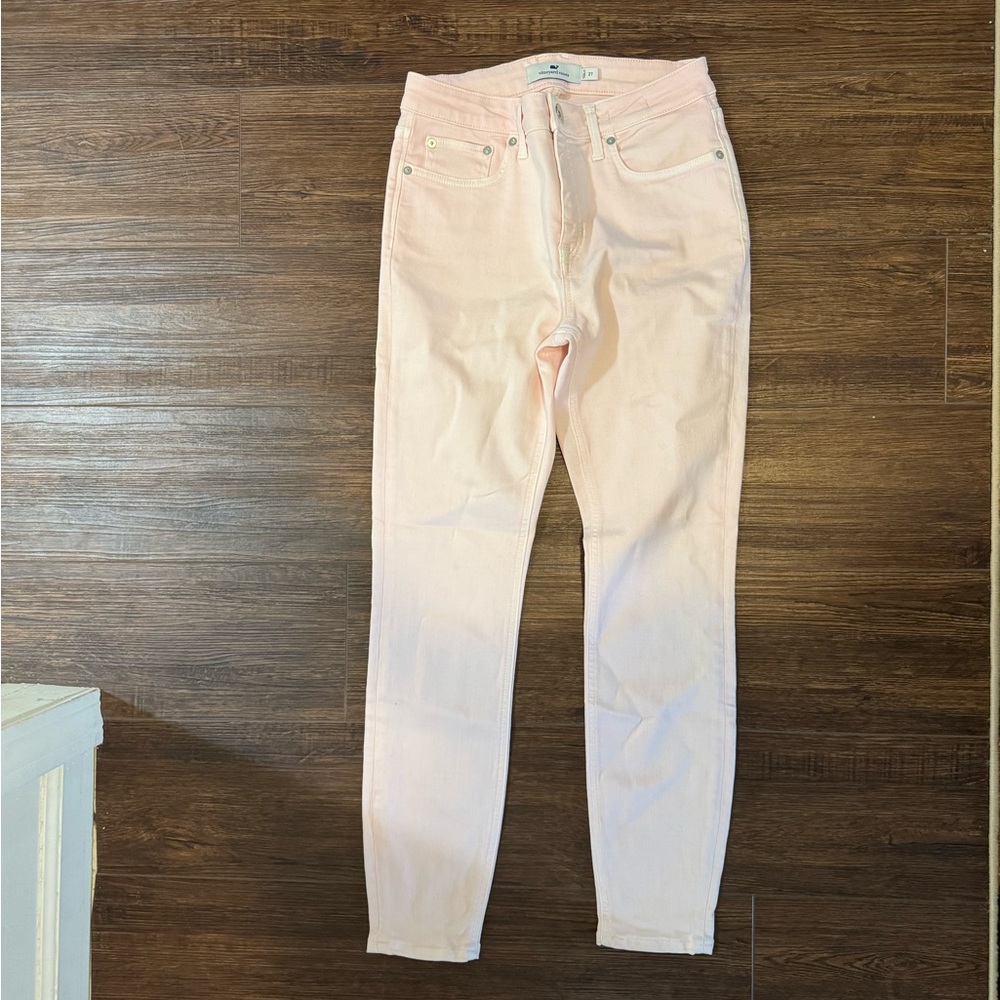 Vineyard Vines Soft Pink Skinny Jeans